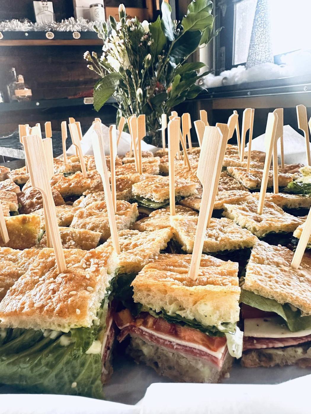 Focaccia sandwiches